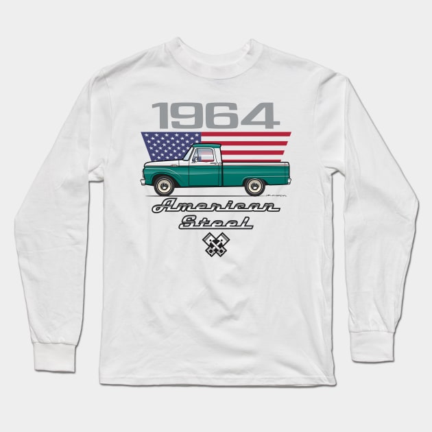 1964 American steel Long Sleeve T-Shirt by JRCustoms44